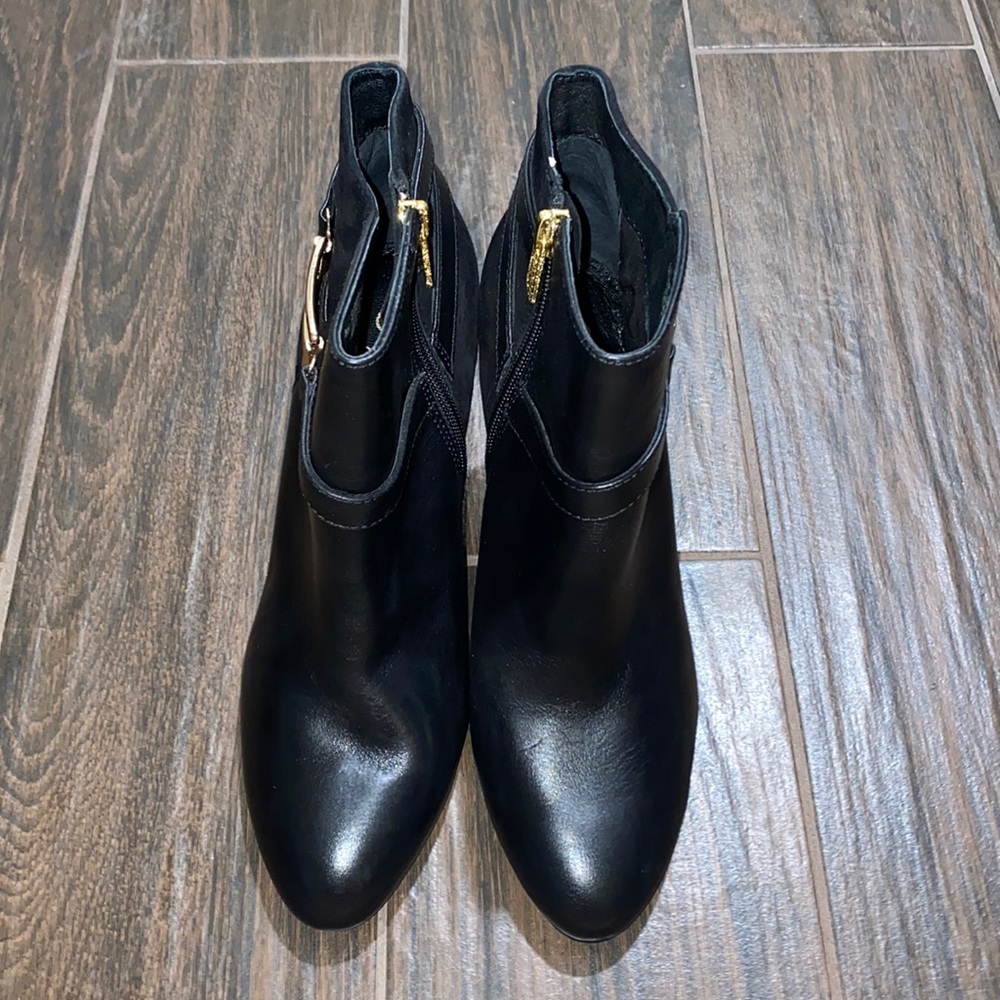 COPY - Isola black ankle heel booties